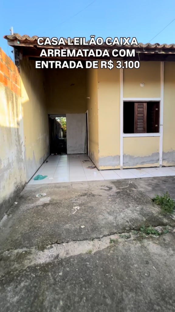 Casa Leilão Caixa - Entrada R$ 3.100